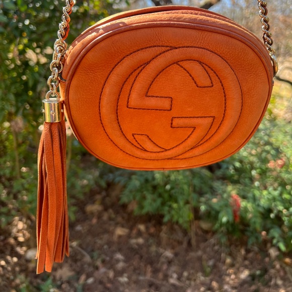 Gucci Handbags - Gucci Soho Series Chain Crossbody Bag with Tassle